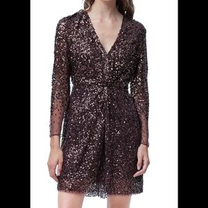French connection sequin dress us6